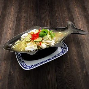 Thai Food Delivery Kuala Lumpur Lime _ Chilies Steamed Squid