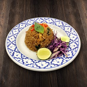 Thai Food Delivery Kuala Lumpur Basil Leaf Fried Rice with Shrimp