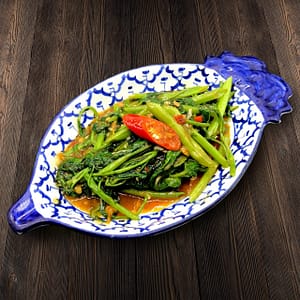 Thai Food Delivery Kuala Lumpur Kangkung with Belacan (Shrimp paste)